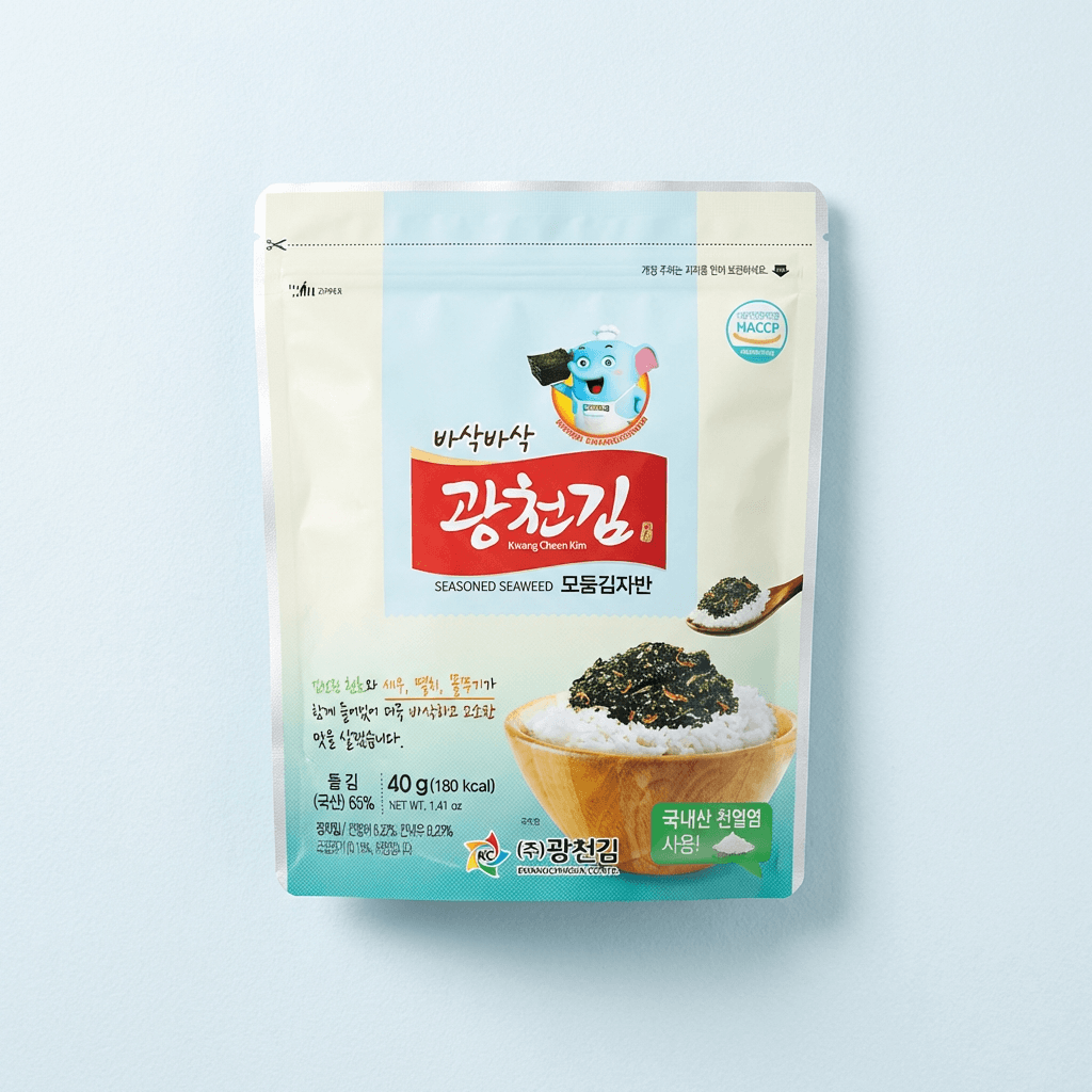 광천김 바삭바삭 모둠 광천 김자반, 40g, 10봉