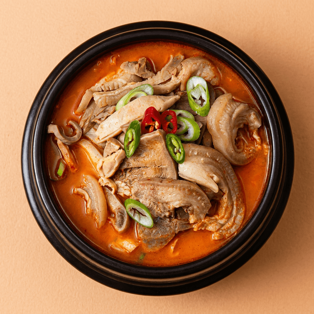 선비찬 얼큰이 돼지국밥, 600g, 4개