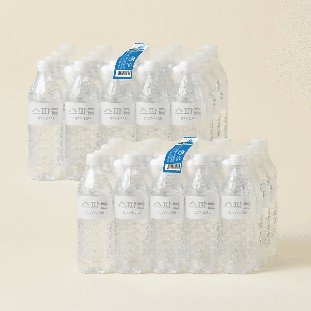 스파클 생수 무라벨, 500ml, 40병