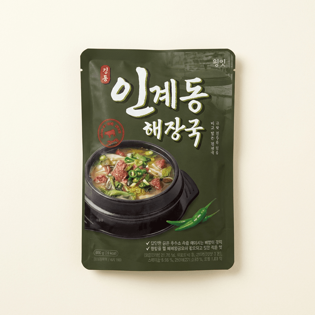 윙잇 정통 인계동 해장국, 600g, 3개