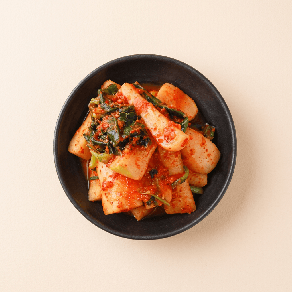 국내산 당일제조 전라도 실비 총각김치 2kg. 1개
