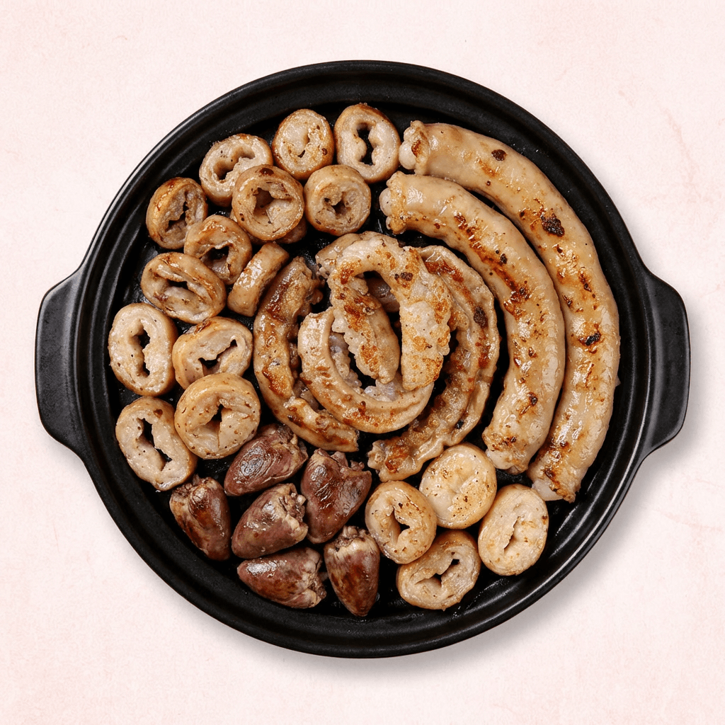 한우 소곱창 모듬세트, 곱창 200g + 대창 200g + 염통 200g, 1세트