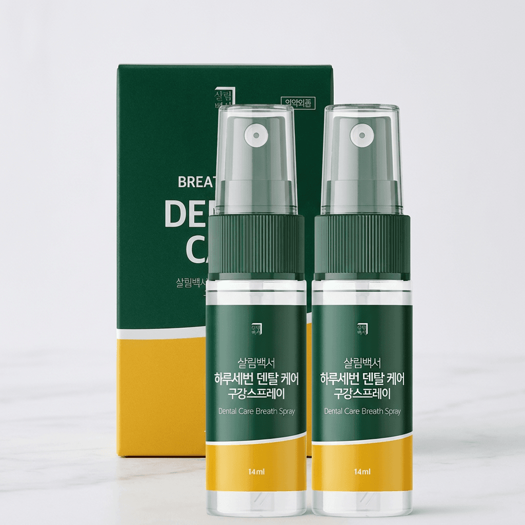 살림백서 덴탈케어 구강 스프레이, 민트향, 14ml, 3개입, 1개