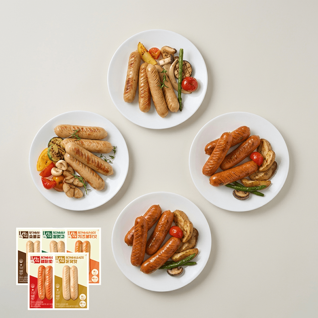 육식토끼 닭가슴살 소시지 5종 혼합구성, 80g, 30팩