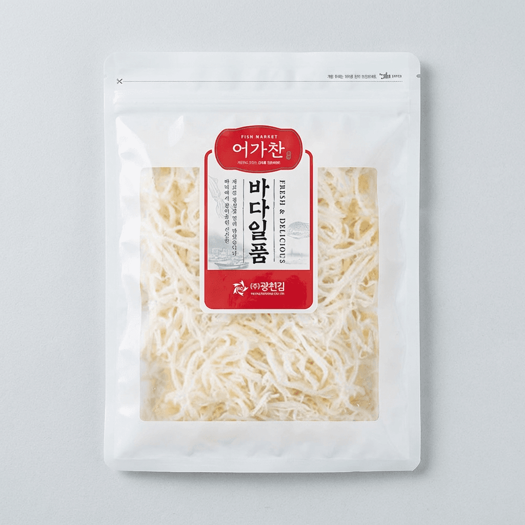 어가찬 바다일품 백진미채, 500g, 1개