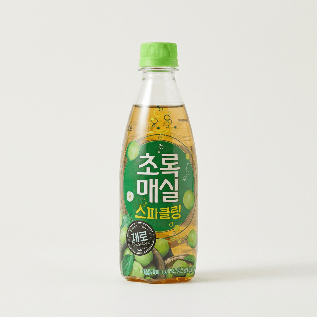 초록매실 스파클링 제로, 350ml, 20개
