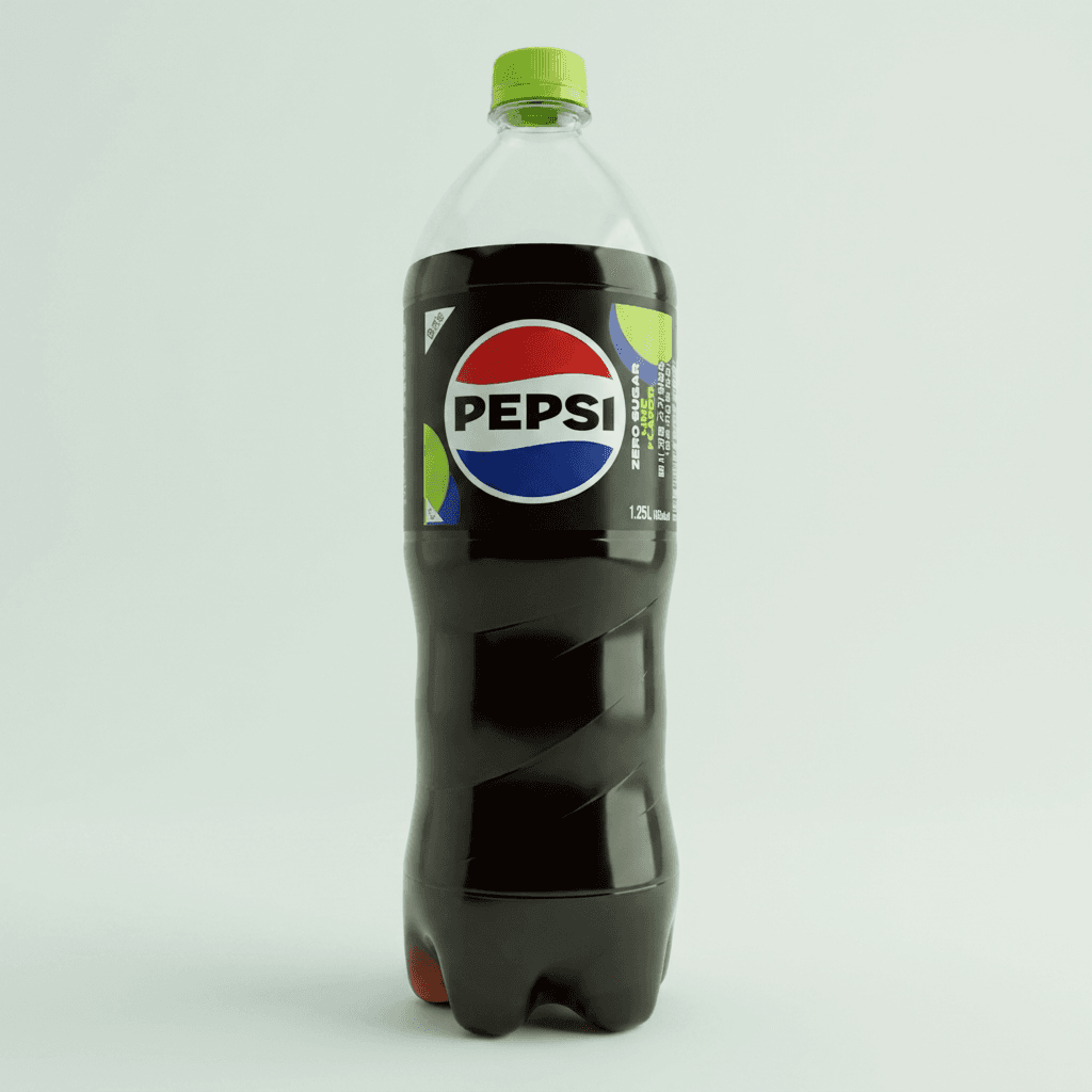 펩시콜라 제로 슈거 업소용, 라임향, 1.25L, 12개