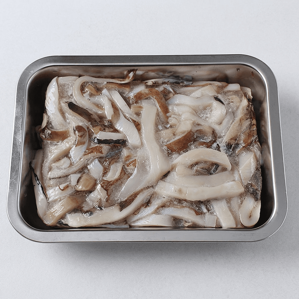 오징어 슬라이스, 냉동, 1kg, 2개