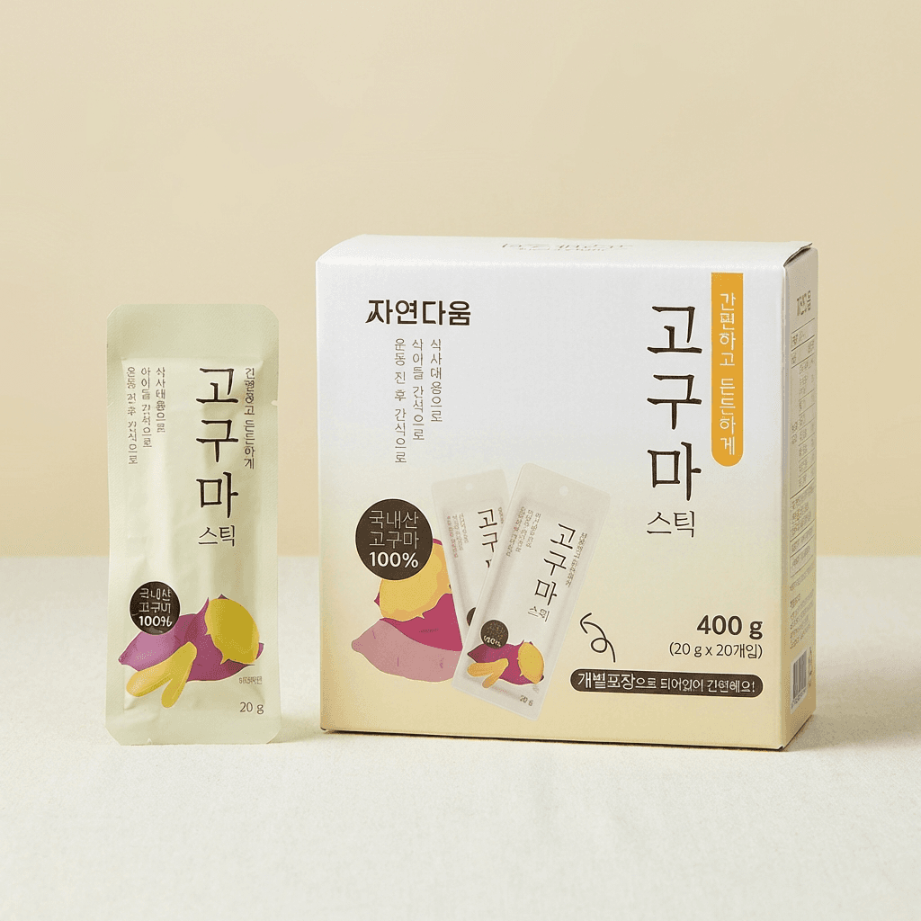 자연다움 고구마 스틱, 20g, 20개