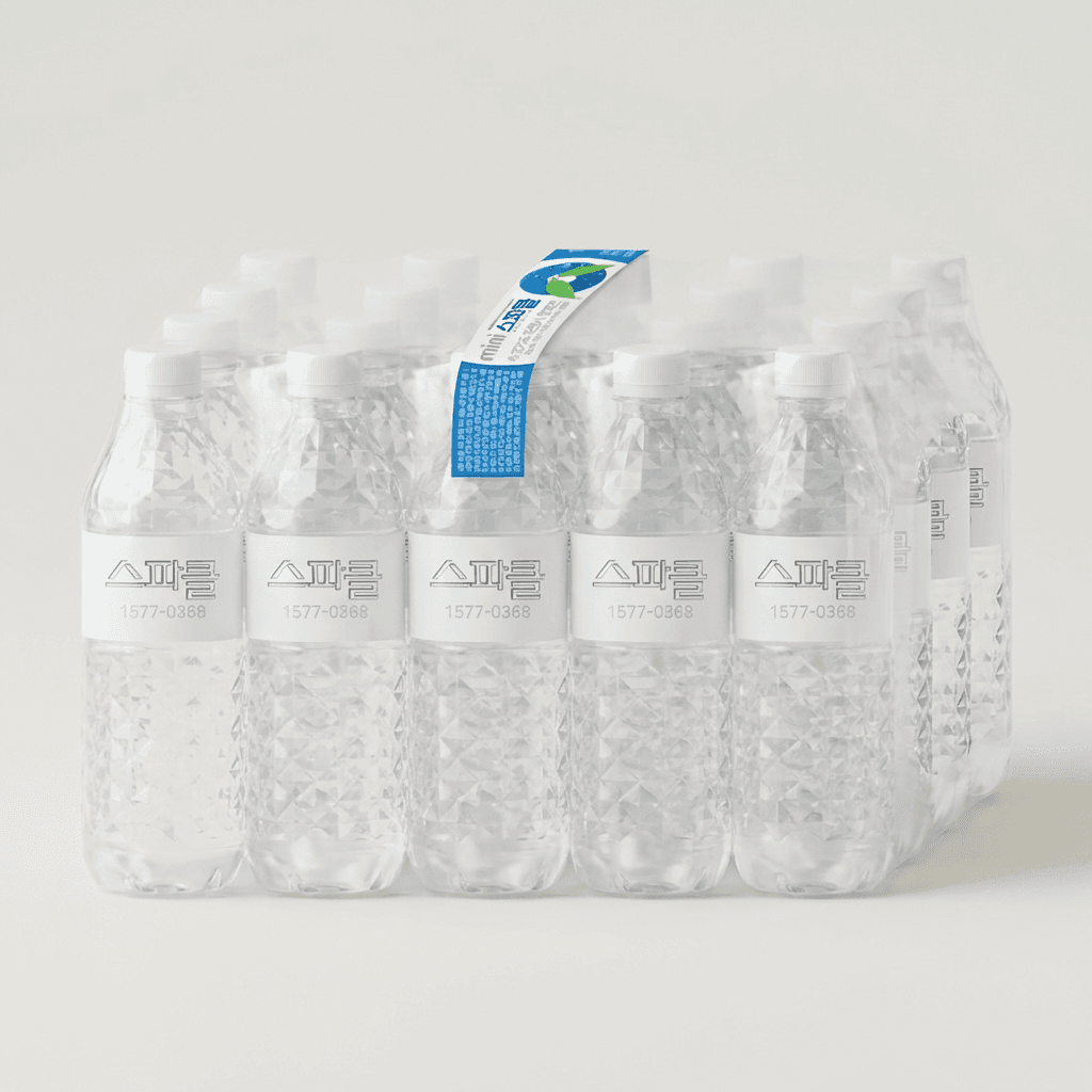 스파클 생수, 무라벨, 500ml, 60병
