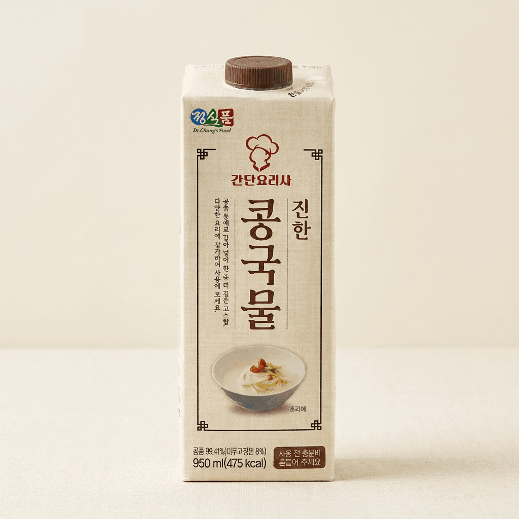 정식품 간단요리사 진한 콩국물, 950ml, 4팩