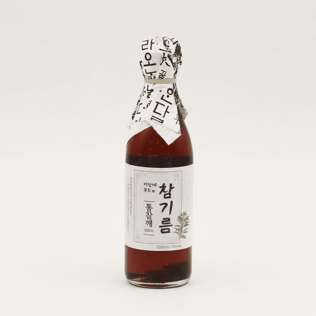 전통압착 통참기름, 350ml, 4개