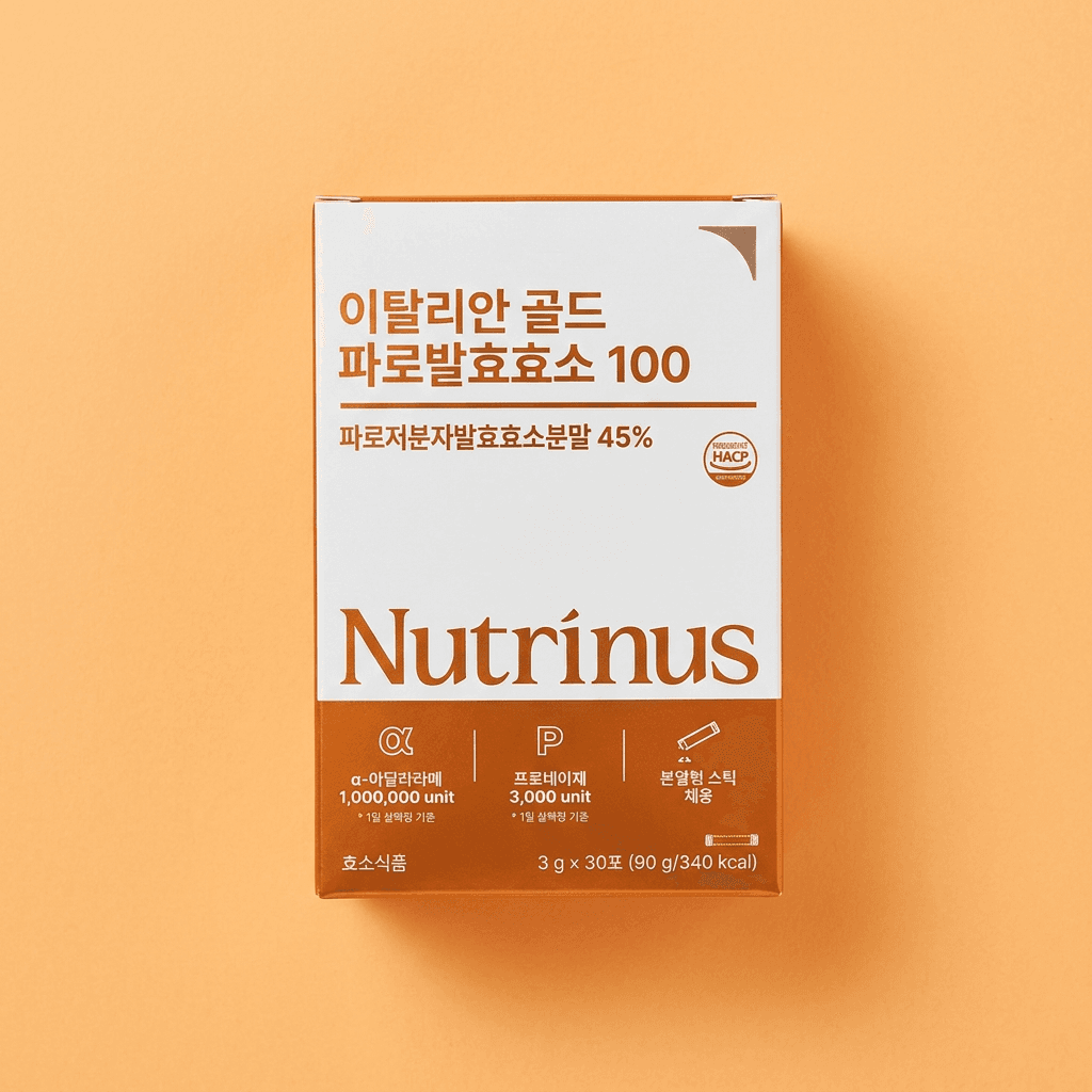 뉴트리너스 이탈리안 골드 파로 발효효소 100, 3g, 30포, 6개