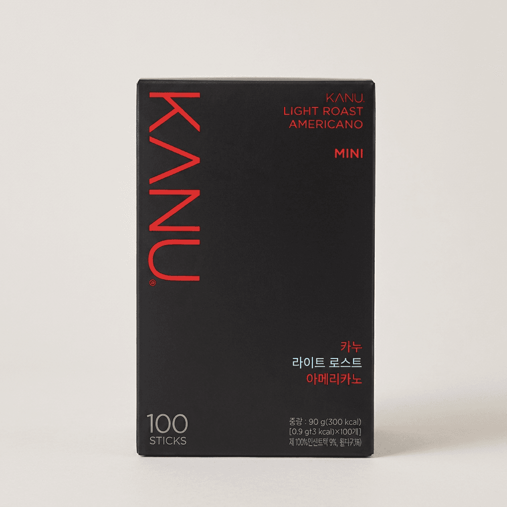 맥심 카누 라이트 로스트 아메리카노 미니, 100개입, 1통