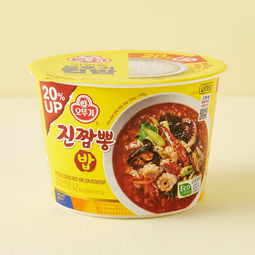 오뚜기 컵밥, 진짬뽕밥 3개 + 뚝배기불고기밥 3개 + 미역국밥 3개 + 사골곰탕밥 3개, 12개