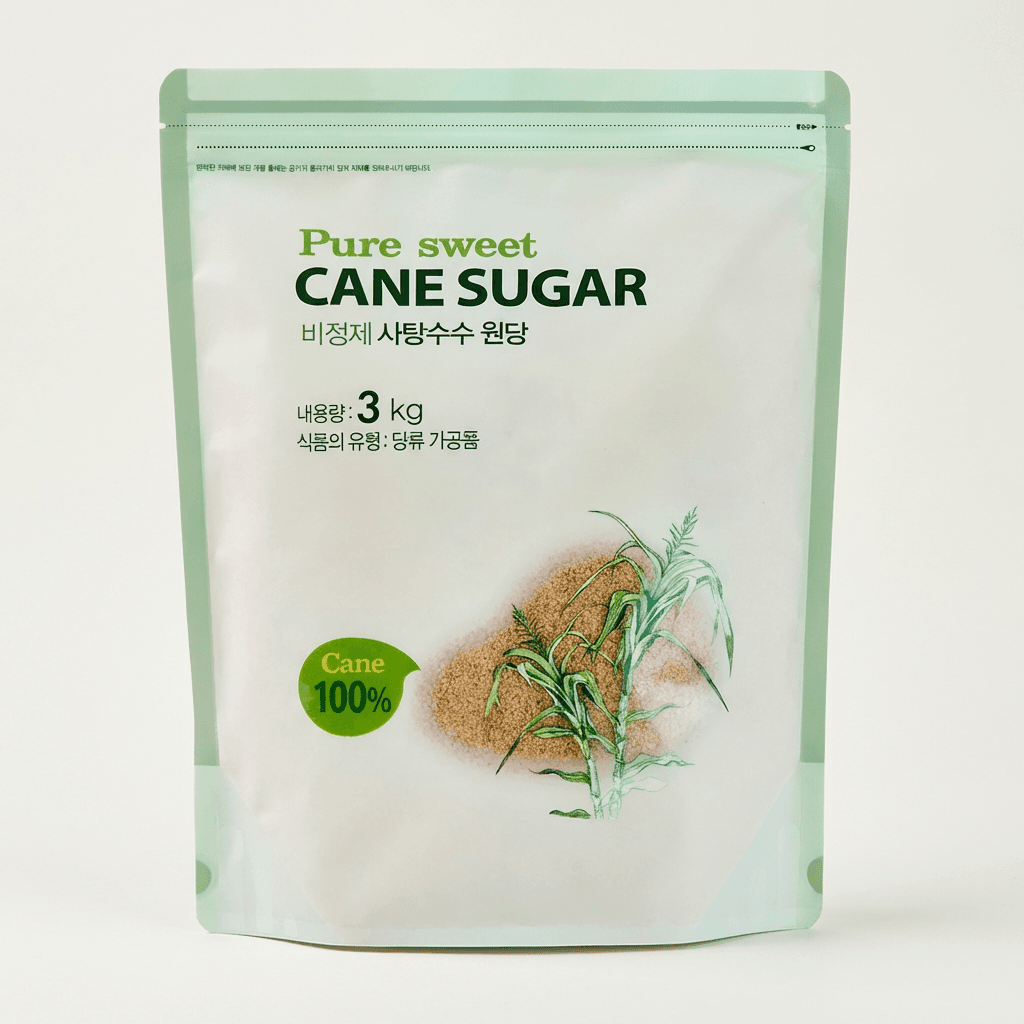 퓨어스윗 비정제 사탕수수 원당, 3kg, 1개