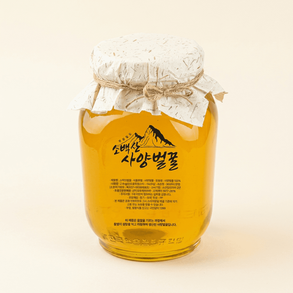 작심밀도 지리산 사양벌꿀, 2.4kg, 1개