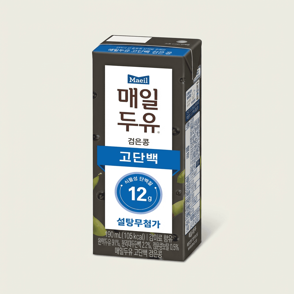 매일두유 고단백 검은콩, 190ml, 24개