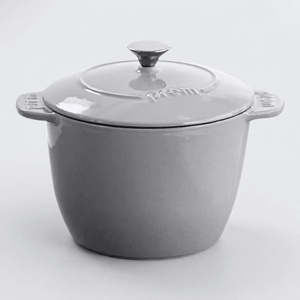 프렘 트러스트 무쇠냄비 라이스팟, 라이트그레이, 18cm, 1개