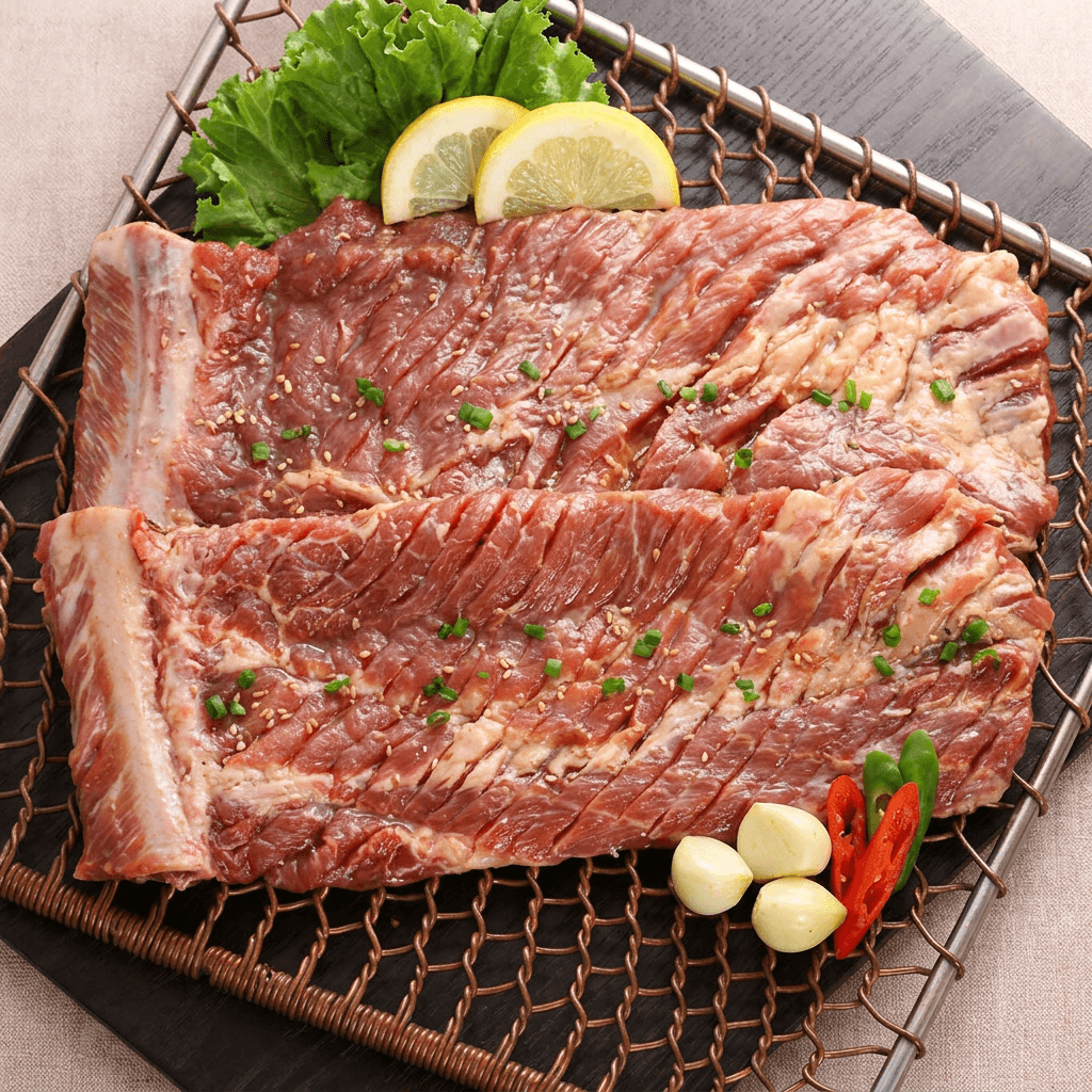 코아마켓 돼지갈비 10대, 3.8kg, 1팩