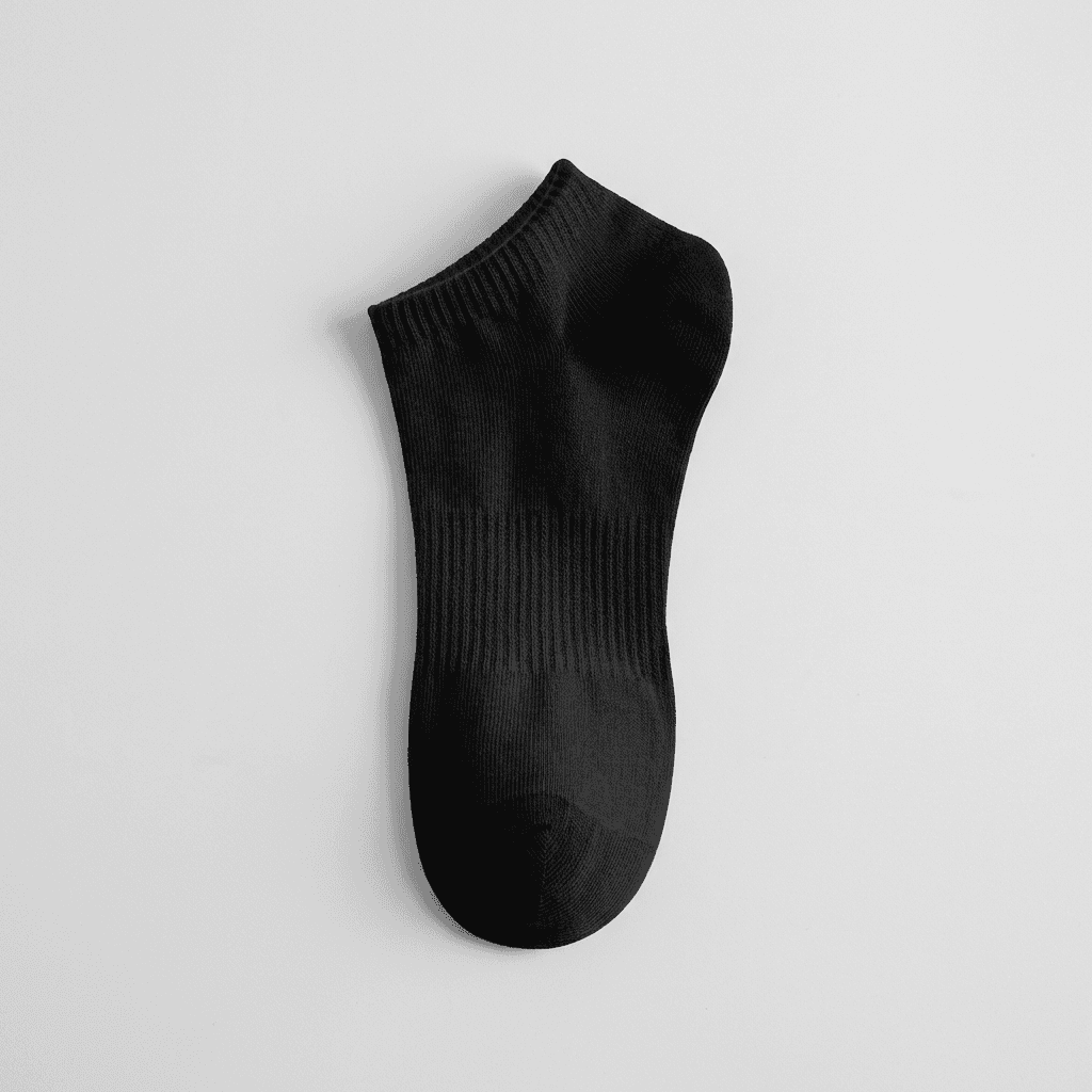 남녀 발이 편한 스니커즈 발목 양말, 여성용, 화이트, 220~250mm, 20켤레