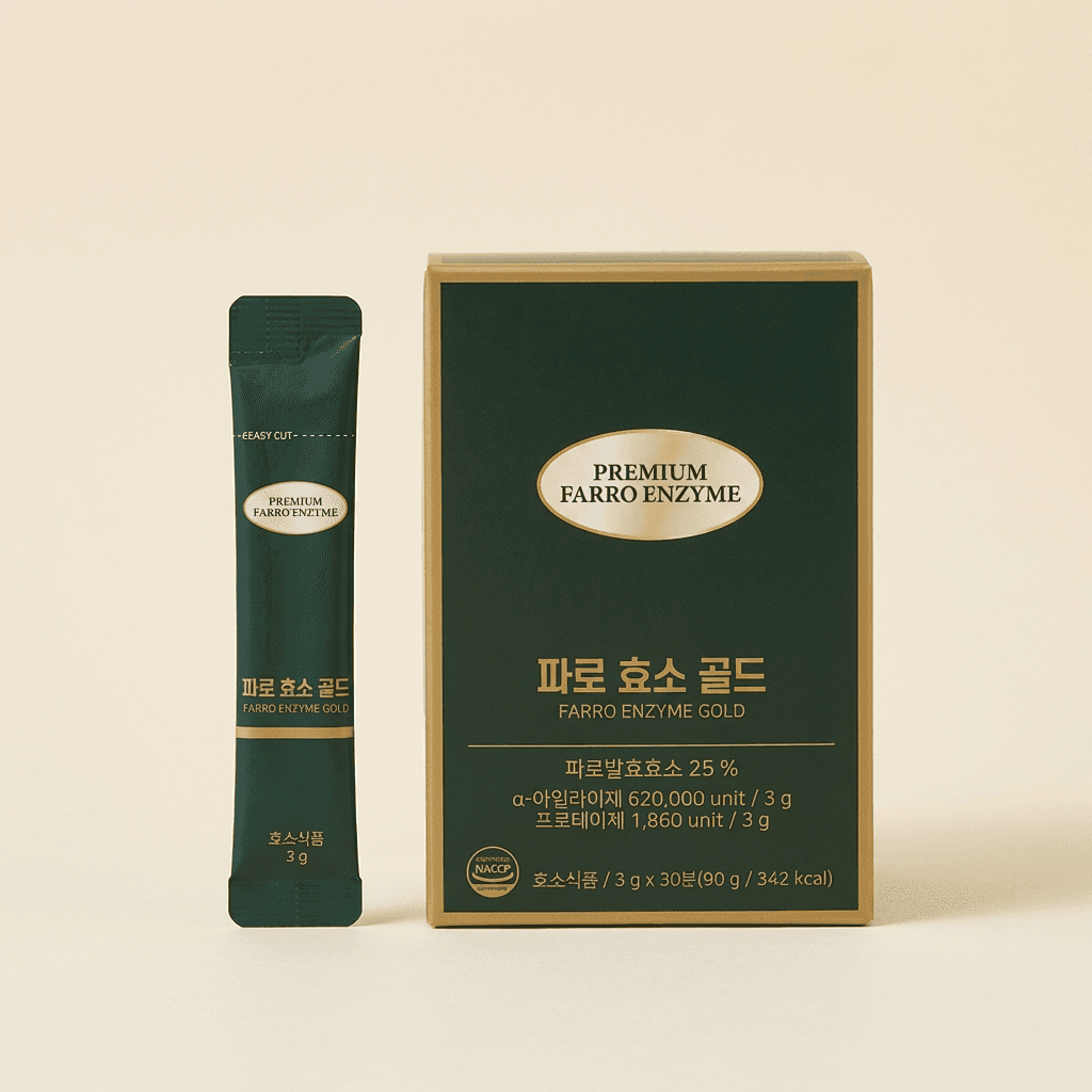 올바른 파로 효소 골드, 3g, 30포, 6박스