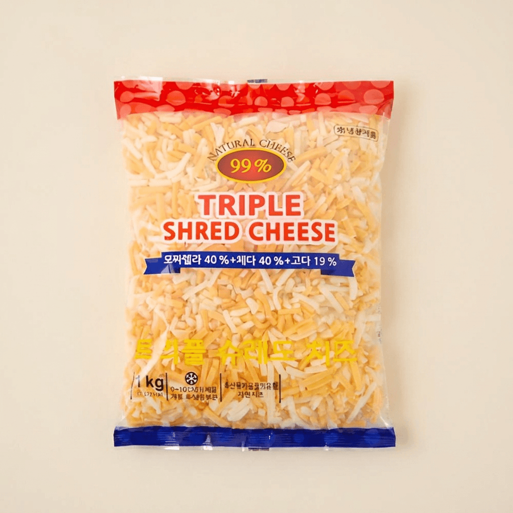 이스트밸리 트리플 슈레드 치즈, 1kg, 1개