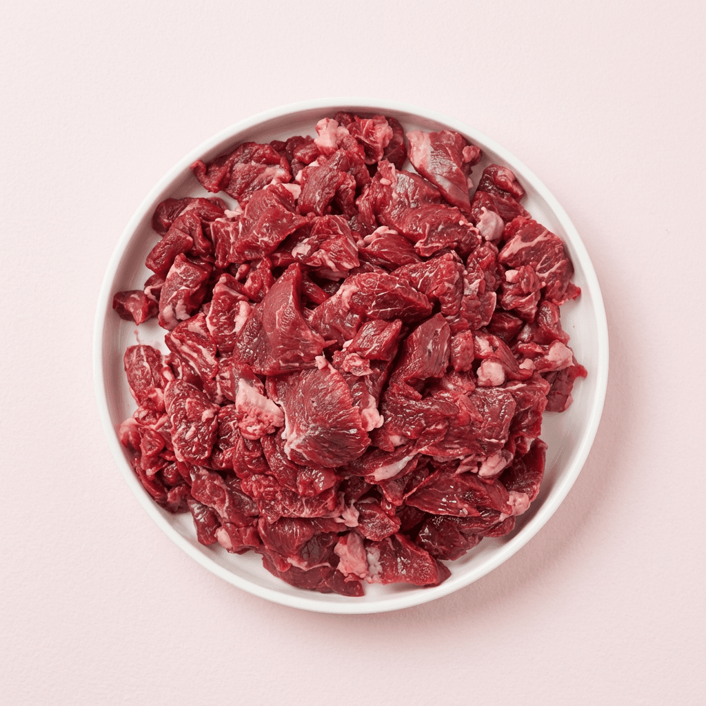 구팔 투쁠 한우 국거리, 1kg, 1개