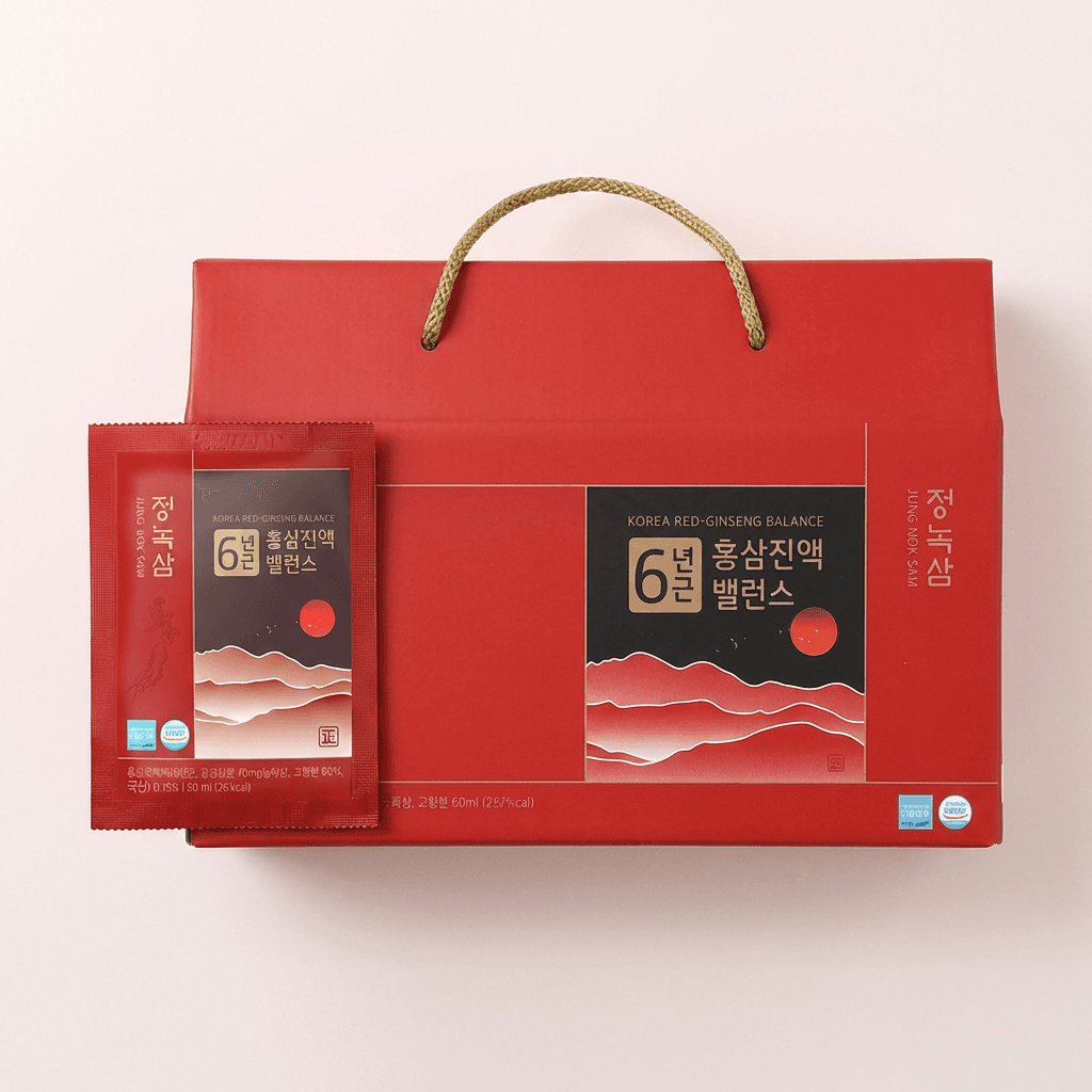 정녹삼 6년근 홍삼진액 밸런스, 50ml, 30포, 1세트