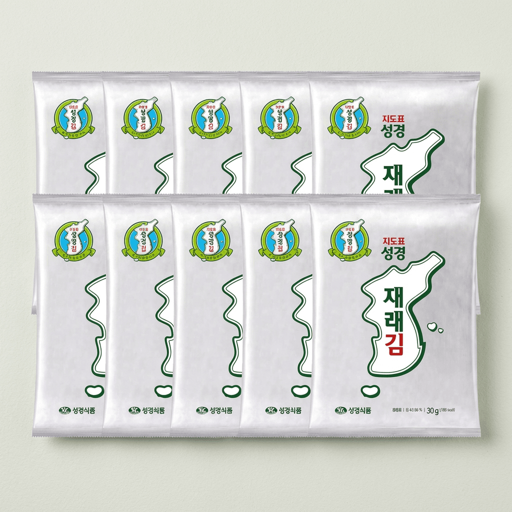 성경식품 재래 전장김, 30g, 10개