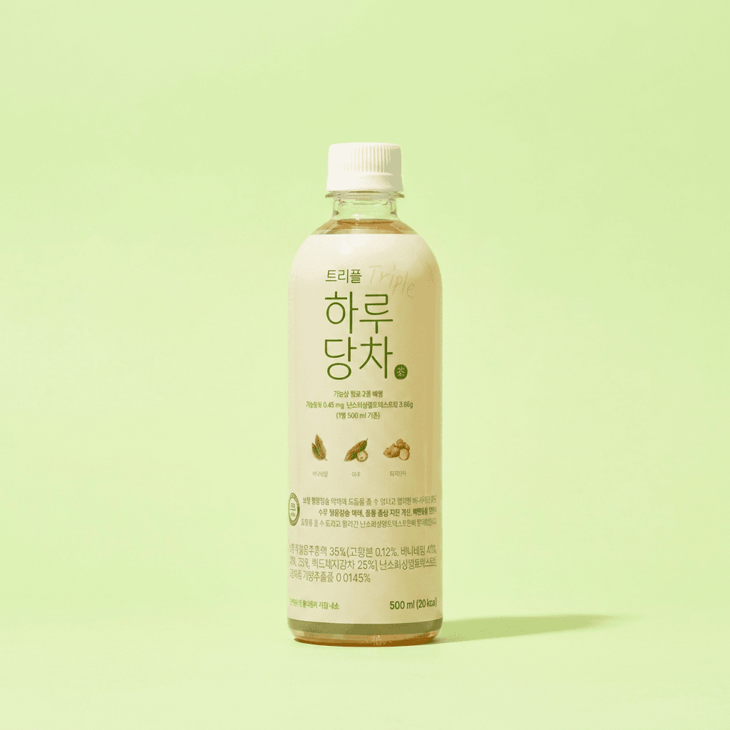 케어웰 트리플 하루당차, 바나바잎 여주 돼지감자차, 500ml, 20개