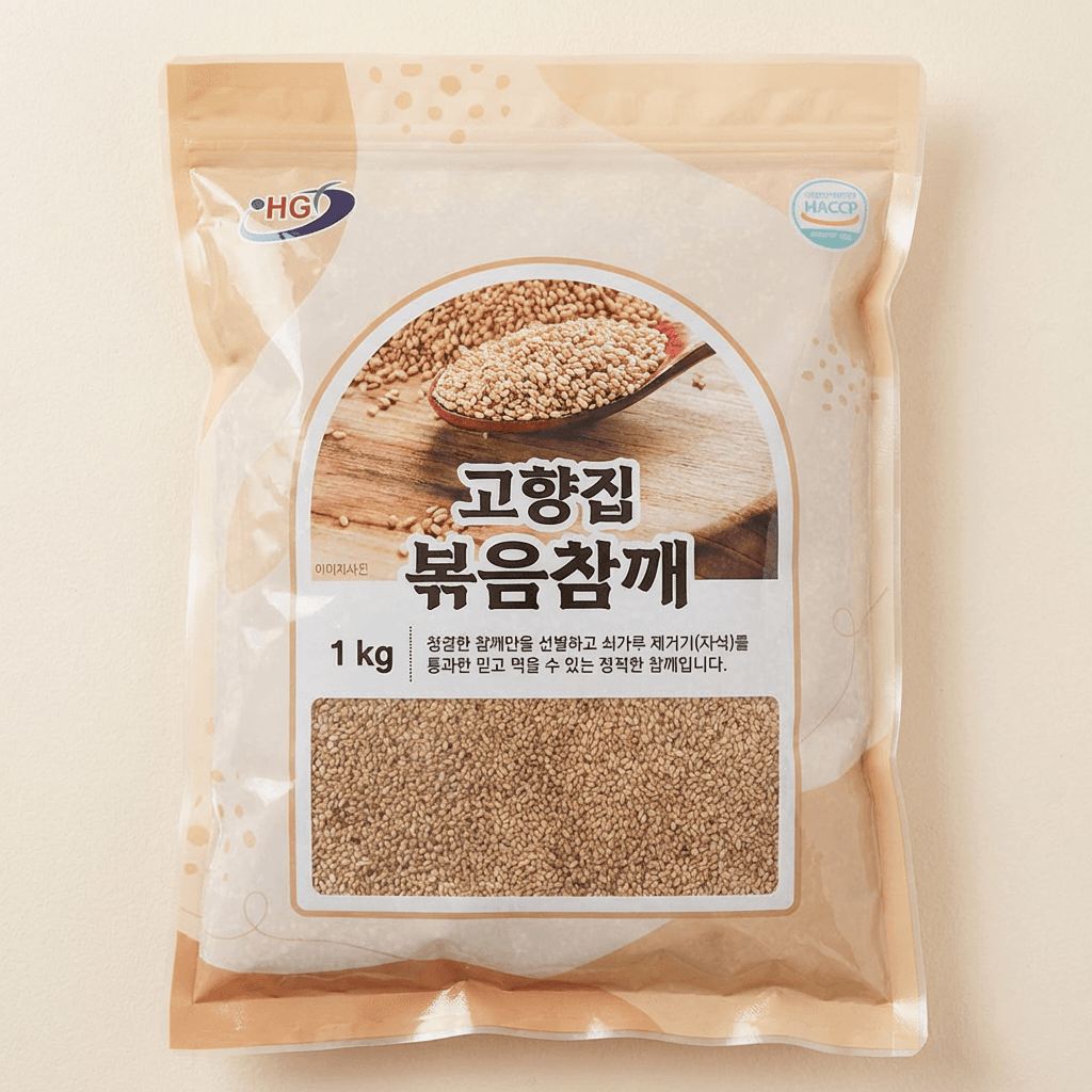 고향집 볶음참깨, 1kg, 1개