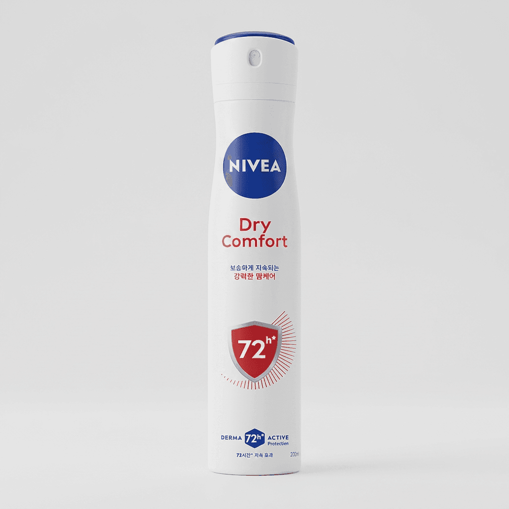 니베아 데오드란트 스프레이 드라이콤포트, 200ml, 1개 + 증정 롤온, 25ml, 1개