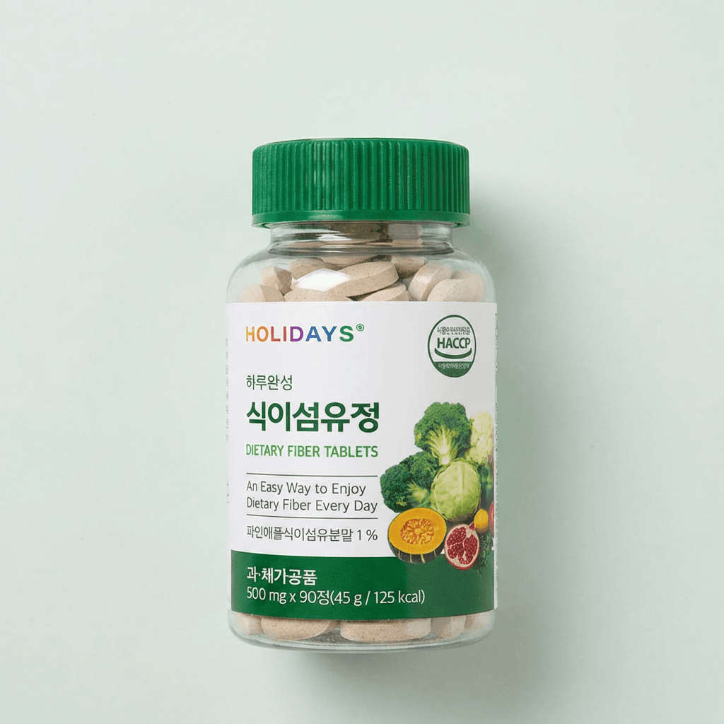 홀리데이즈 하루완성 식이섬유정, 90정, 2병