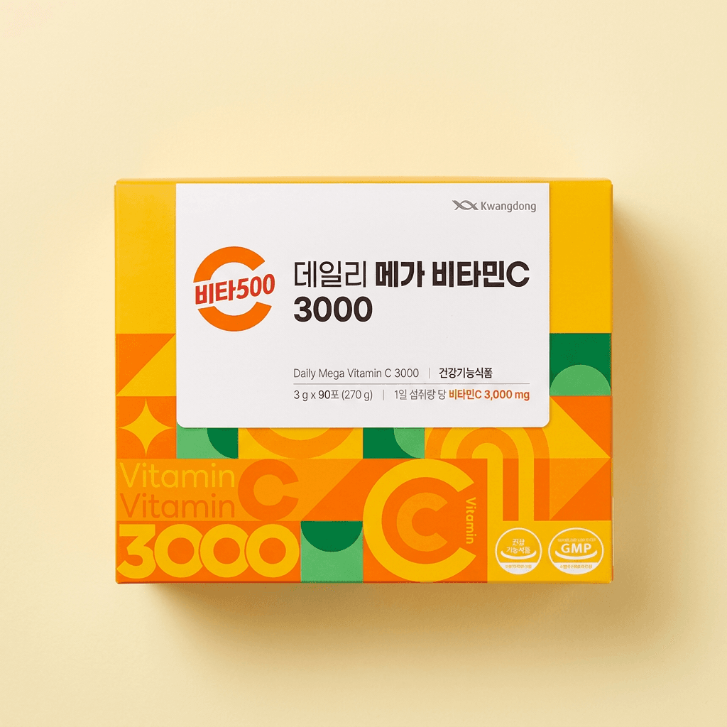 광동 비타500 메가비타민C 3000, 2박스, 90포