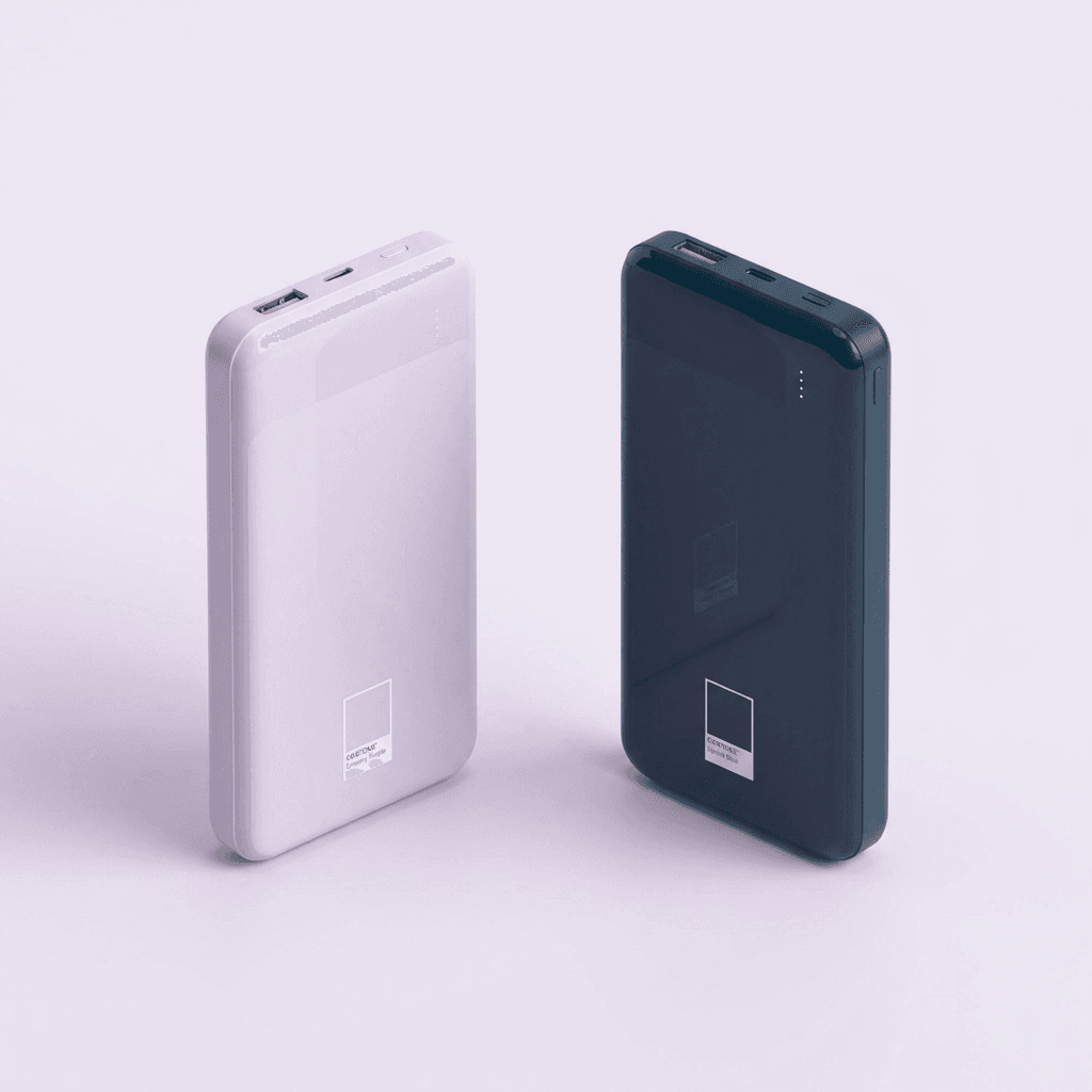 팬톤 20W QC 3.0 듀얼포트 보조배터리, PTPB-04, 10000mAh, 네이비, 1개