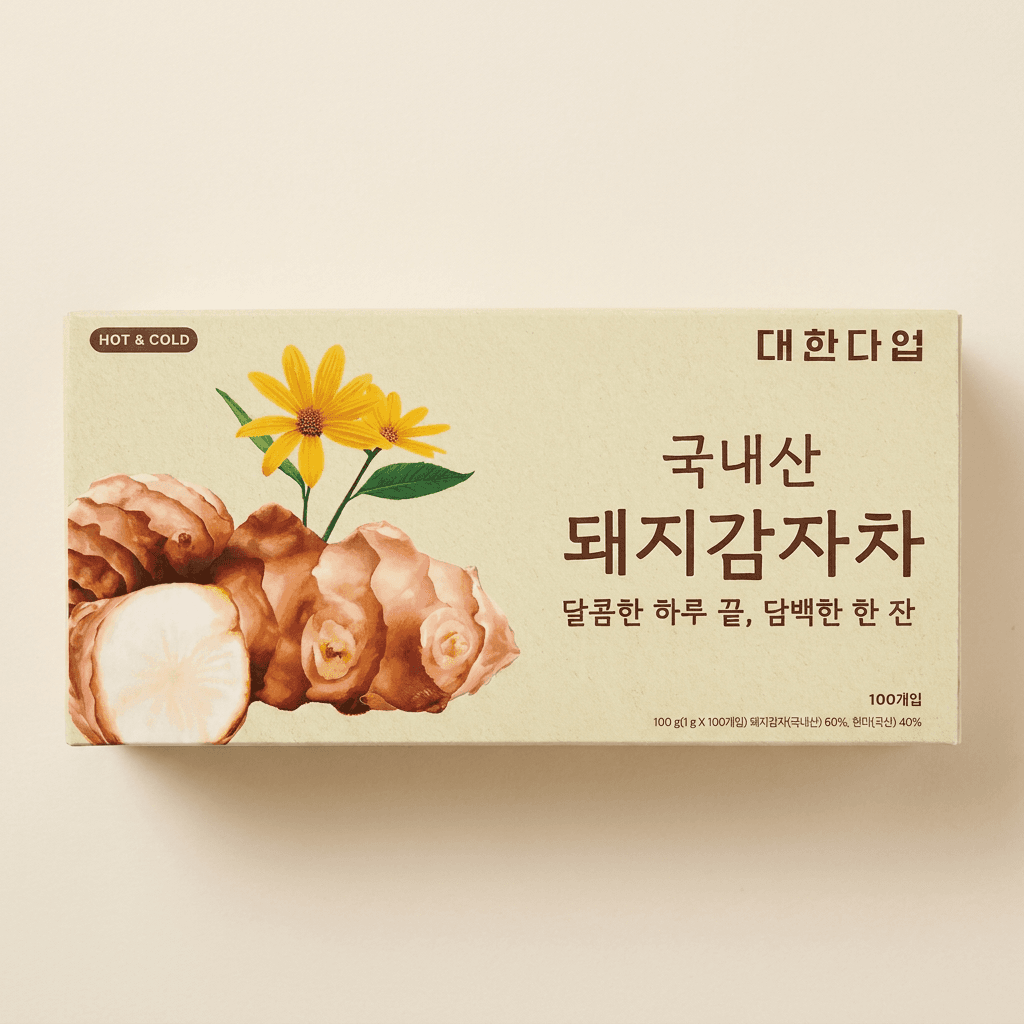 대한다업 국내산 돼지감자차, 1g, 100개입, 1개
