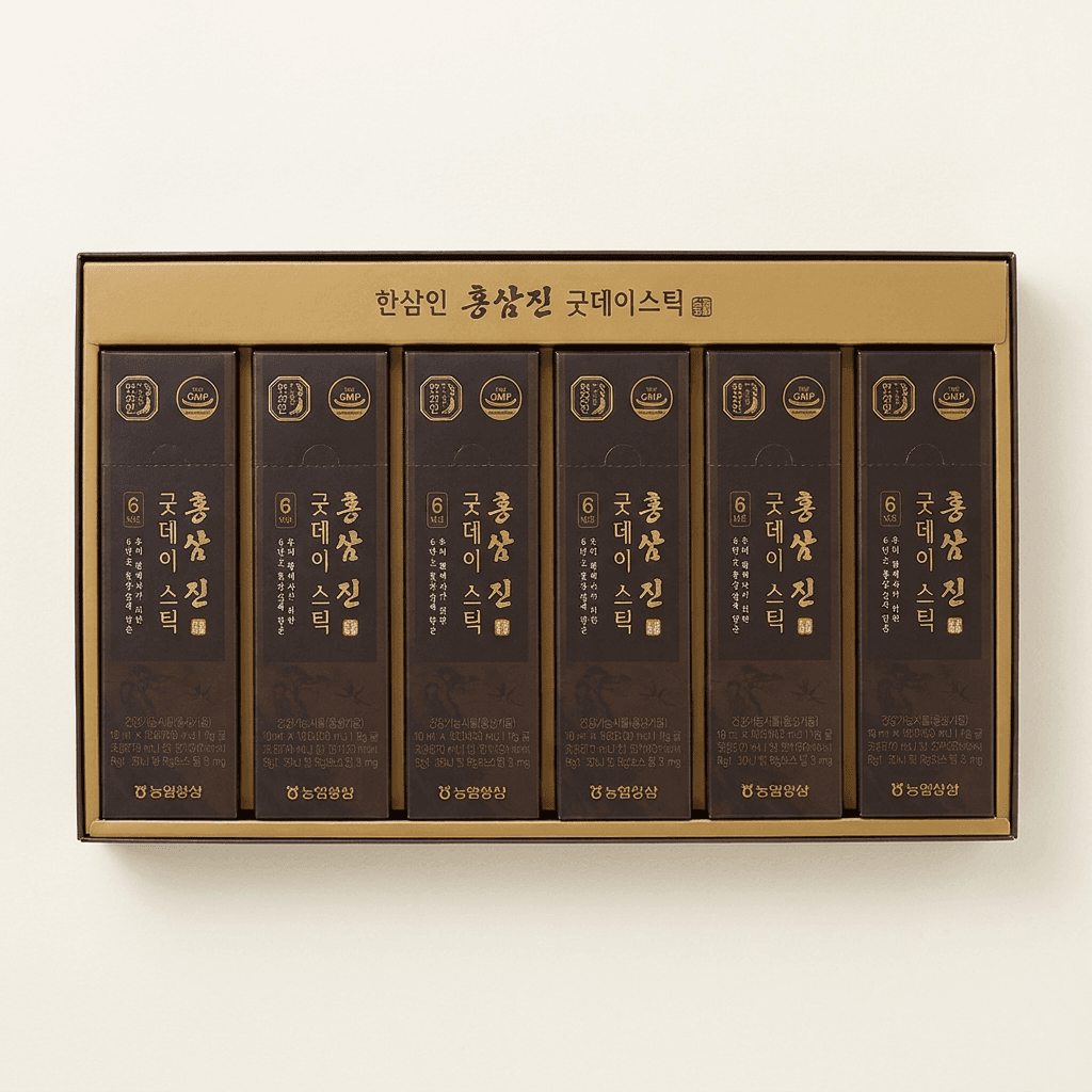 한삼인 홍삼진 굿데이 스틱, 10ml, 60포