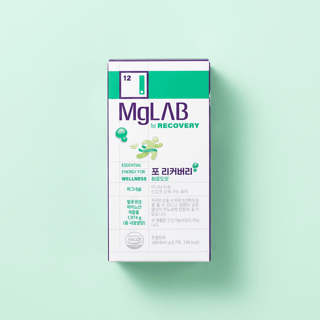동화약품 마그랩 포 리커버리 BCAA 운동 에너지젤 마그네슘, 7포, 2개
