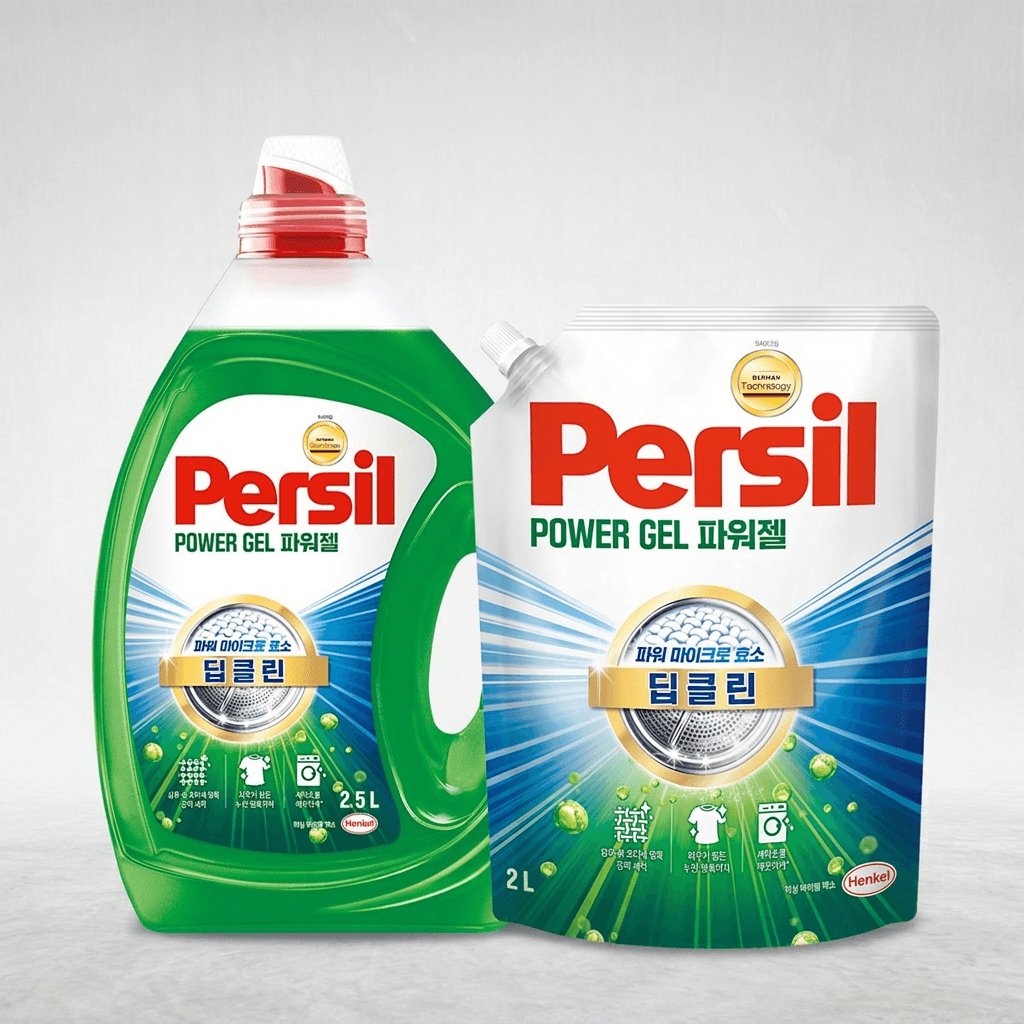 퍼실 파워젤 딥클린, 2.5L, 1개 + 리필, 2L, 1개
