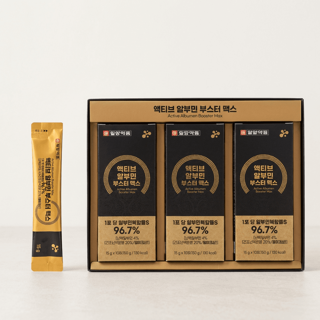 일양약품 액티브 알부민 부스터 맥스, 20g, 30포, 1박스