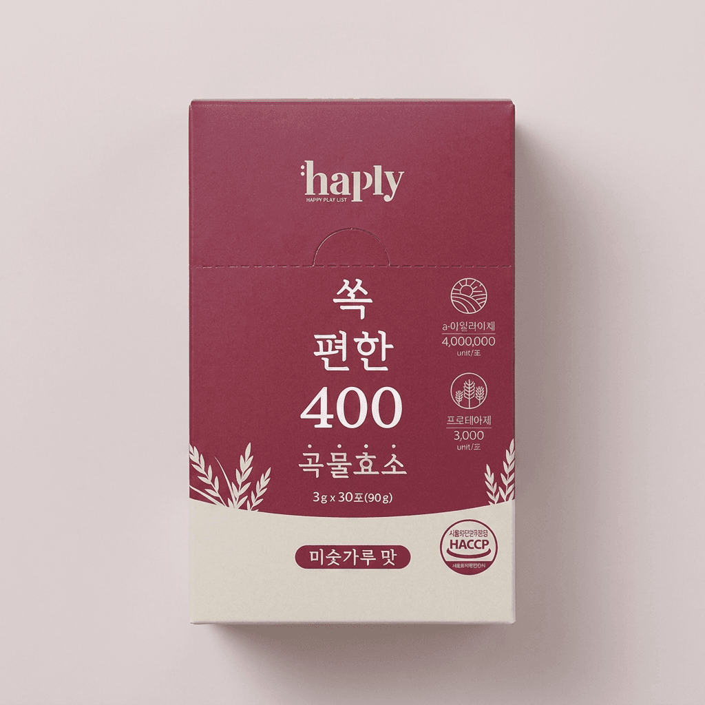 해플리 쏙 편한 400만 곡물효소, 30포, 1박스