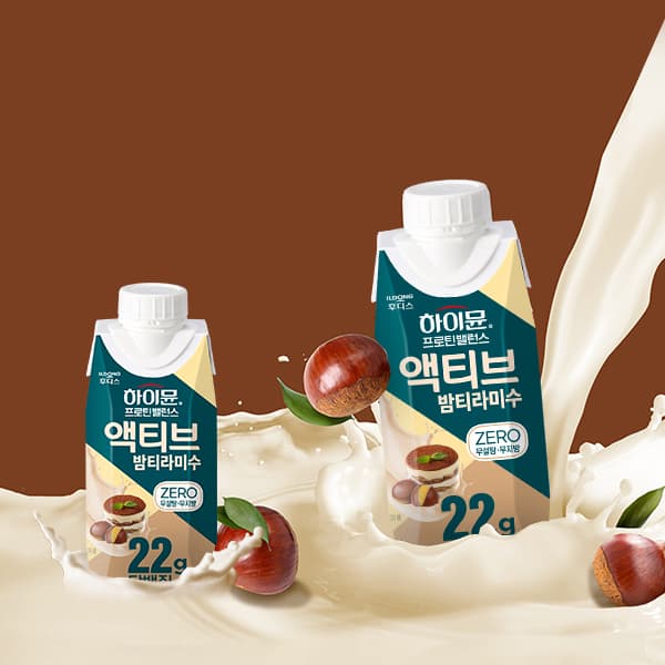 일동후디스 하이뮨 프로틴 밸런스 액티브 밤티라미수 제로, 250ml, 18개