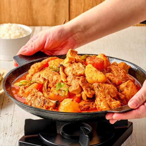 초록들 솥뚜껑 닭볶음탕, 1kg, 2개