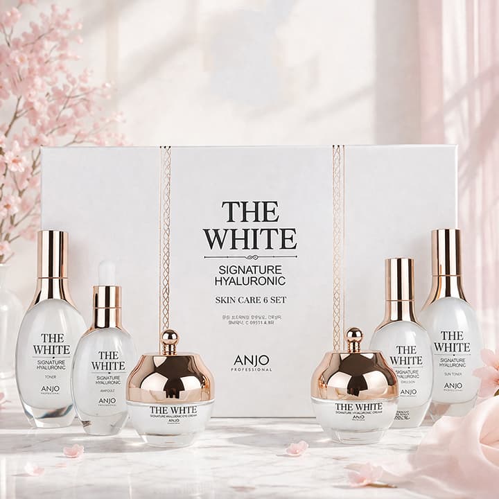앙쥬 더 화이트 시그니처 8종세트, 쇼핑백 증정, 500ml, 1세트