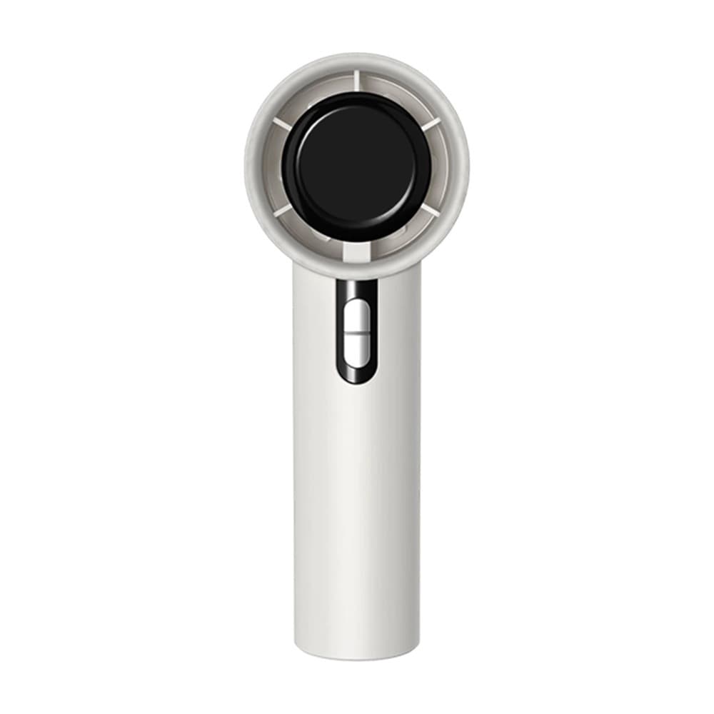 아이노 LCD 버튼형 휴대용 선풍기, ANFA-3K-14-YC, 3000mAh, 화이트, 1개