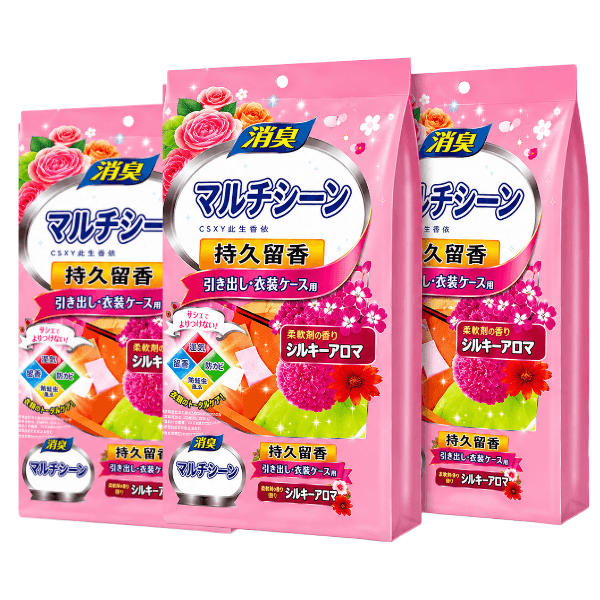 일본식 의류용 방충 방습제, 장미향, 2ml, 48개입, 3개